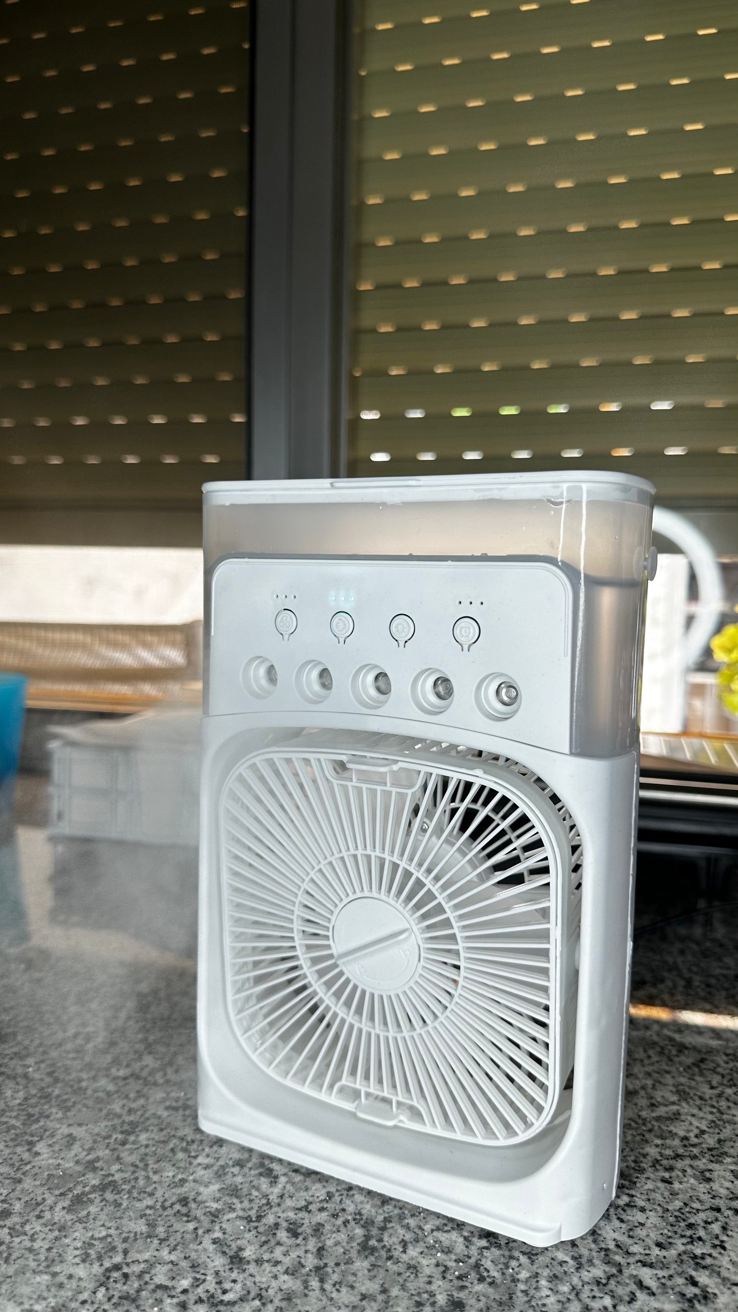 🌬️ Nuevo Ventilador 3 en 1: Enfría, Humidifica e Ilumina 🌈